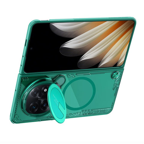 NILLKIN Iceblade FOLD For Oppo Find N5 5G Magnetic Case Lens Cover Kickstand PC + TPU Phone Cover