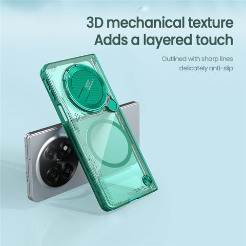 NILLKIN Iceblade FOLD For Oppo Find N5 5G Magnetic Case Lens Cover Kickstand PC + TPU Phone Cover