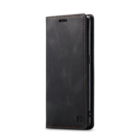 AUTSPACE For Oppo Find X6 Wallet Case  A01 Leather Stand Cover with RFID Blocking Card Holder