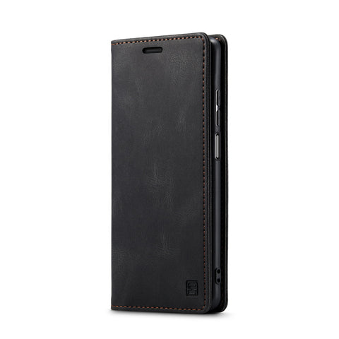 AUTSPACE For Huawei Y7a / Huawei P smart 2021 Wallet Case  A01 Leather Stand Cover with RFID Blocking Card Holder