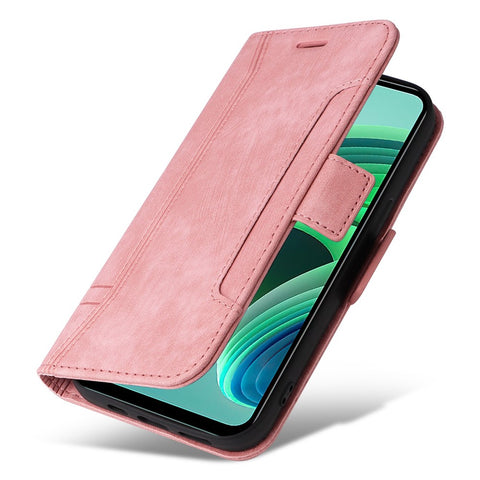 BETOPNICE 001 For Xiaomi Redmi Note 11E 5G / 10 5G / 10 Prime+ 5G Imprinted Stitching Line PU Leather Phone Drop-proof Case Flip Stand Wallet Cover with Strap