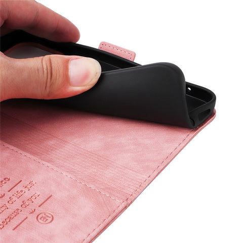 BETOPNICE 001 For Xiaomi Redmi Note 11E 5G / 10 5G / 10 Prime+ 5G Imprinted Stitching Line PU Leather Phone Drop-proof Case Flip Stand Wallet Cover with Strap