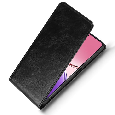 For Oppo A5 Pro 4G (Global) / 5G (Global) / A5 Energy 5G (China) Case with Card Slot Magnetic Vertical Flip Leather Phone Cover