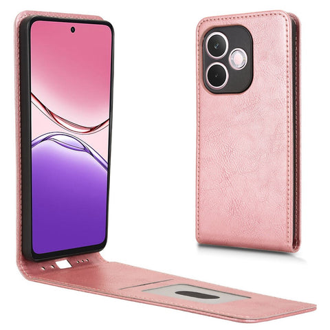 For Oppo A5 Pro 4G (Global) / 5G (Global) / A5 Energy 5G (China) Case with Card Slot Magnetic Vertical Flip Leather Phone Cover