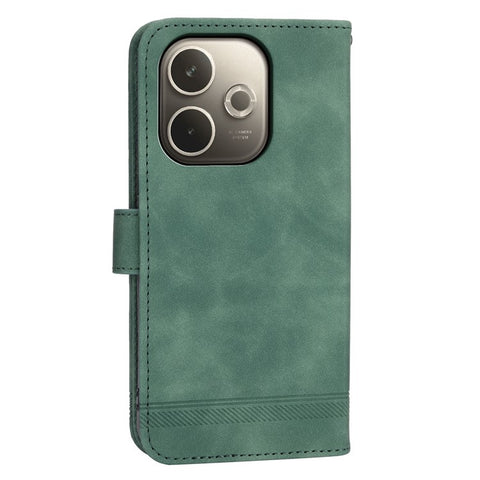 DIERFENG DF-03 For Oppo A5 Pro 4G (Global) / 5G (Global) / A5 Energy 5G (China) Leather Case Lines Imprint Wallet Phone Cover