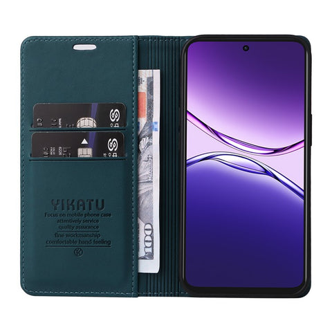 YIKATU For Oppo A5 4G (Global)  / 5G (Global) / A5 4G / 5G / A3 Pro (Global) 5G Phone Cases  Magnetic Closure PU Leather Mobile Cover