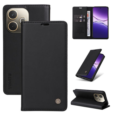 YIKATU For Oppo A5 4G (Global)  / 5G (Global) / A5 4G / 5G / A3 Pro (Global) 5G Phone Cases  Magnetic Closure PU Leather Mobile Cover