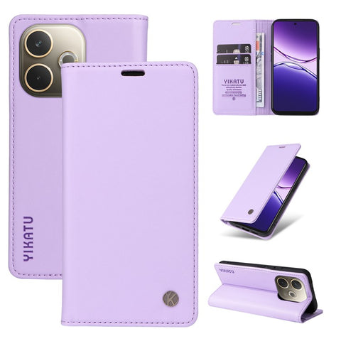 YIKATU For Oppo A5 4G (Global)  / 5G (Global) / A5 4G / 5G / A3 Pro (Global) 5G Phone Cases  Magnetic Closure PU Leather Mobile Cover