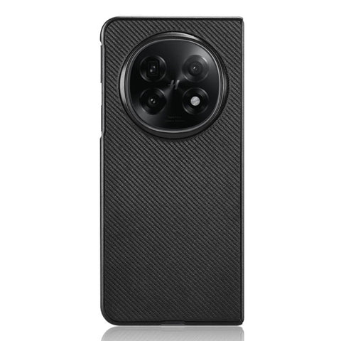 For Oppo Find N5 5G Case Carbon Fiber Texture Shockproof PU + PC Phone Cover