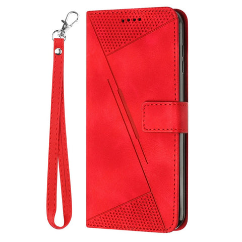 For Oppo A5 Pro 4G (Global) / 5G (Global) / A5 Energy 5G (China) Case Handbag Imprinted Triangle Leather Phone Cover