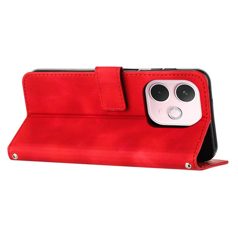 For Oppo A5 Pro 4G (Global) / 5G (Global) / A5 Energy 5G (China) Case Handbag Imprinted Triangle Leather Phone Cover