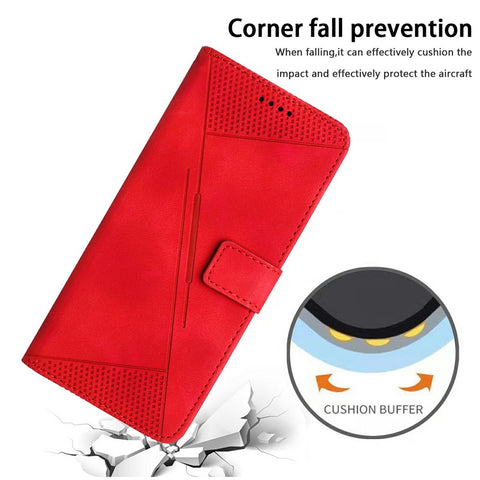 For Oppo A5 Pro 4G (Global) / 5G (Global) / A5 Energy 5G (China) Case Handbag Imprinted Triangle Leather Phone Cover