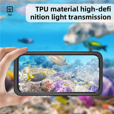 REDPEPPER FS Series For Google Pixel 9a Case IP68 Waterproof Clear Back Panel Phone Cover