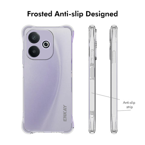 ENKAY HAT PRINCE For Oppo A5 Pro 4G (Global) / 5G (Global) / A5 Energy 5G (China) Clear Phone Case   Shockproof Anti-Slip TPU Cover