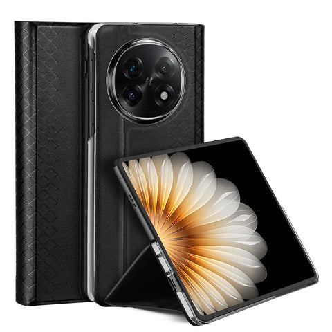 DUX DUCIS For Oppo Find N5 5G Cases with Card Slot  Bril Series Leather Phone Cover Stand