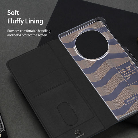 DUX DUCIS For Oppo Find N5 5G Cases with Card Slot  Bril Series Leather Phone Cover Stand