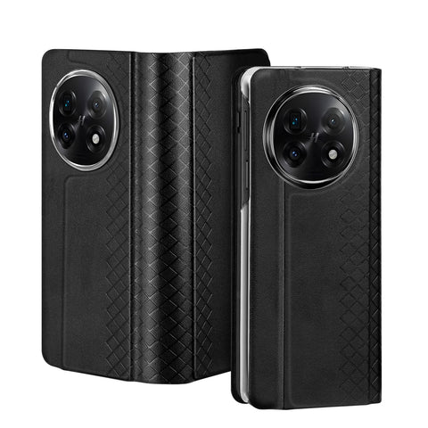 DUX DUCIS For Oppo Find N5 5G Cases with Card Slot  Bril Series Leather Phone Cover Stand