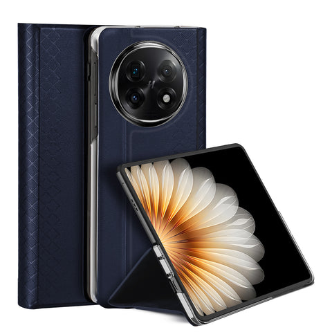 DUX DUCIS For Oppo Find N5 5G Cases with Card Slot  Bril Series Leather Phone Cover Stand