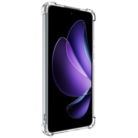 IMAK UX-4 Series For Oppo Reno13 F 5G (Reno 13 FS 5G) / 4G Case Straight Frame Four Corner Shockproof Clear TPU Cover