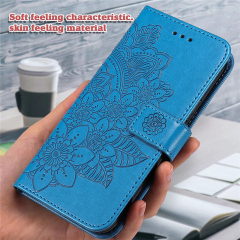 For Oppo A5 Pro 4G (Global) / 5G (Global) / A5 Energy 5G (China) Case Floral Pattern PU Leather Wallet Stand Phone Cover