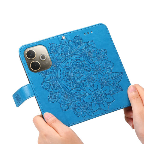 For Oppo A5 Pro 4G (Global) / 5G (Global) / A5 Energy 5G (China) Case Floral Pattern PU Leather Wallet Stand Phone Cover