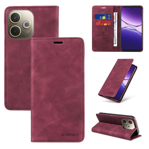 BETOPNICE 003 For Oppo A5 Pro 4G (Global) / 5G (Global) / A5 Energy 5G (China) Case RFID Blocking Wallet Stand Leather Phone Cover