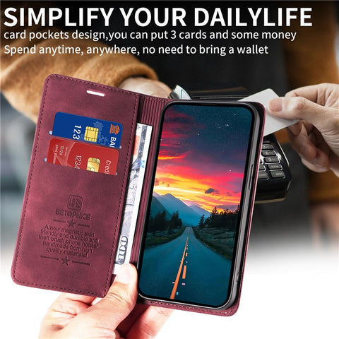 BETOPNICE 003 For Oppo A5 Pro 4G (Global) / 5G (Global) / A5 Energy 5G (China) Case RFID Blocking Wallet Stand Leather Phone Cover