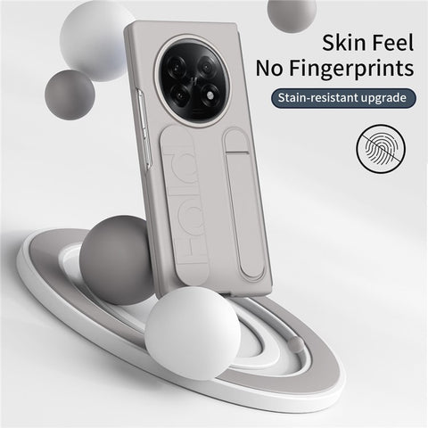 For Oppo Find N5 5G Phone Case Kickstand Wristband PC Silicone Mobile Cover