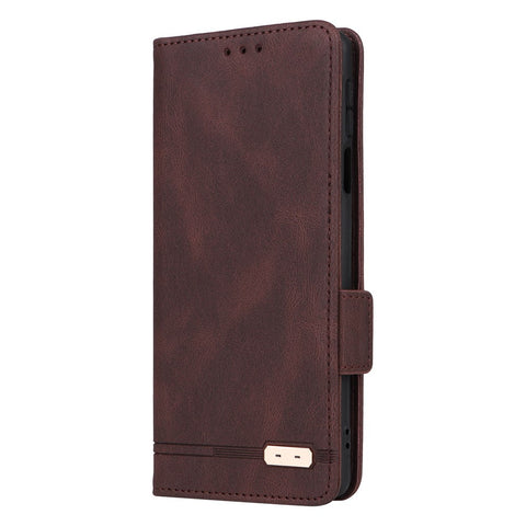 For Motorola Edge X30 / Edge 30 Pro (Motorola Edge+ (2022)) Hardware Decor Wallet Phone Case PU Leather Stand Dual Magnetic Clasp Protective Flip Cover