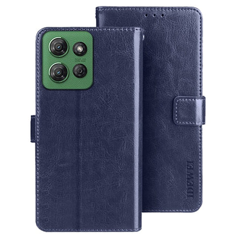IDEWEI For Motorola Moto G Power (2025) Stand Case Crazy Horse Texture Leather Phone Cover