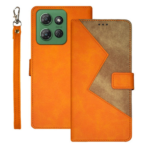 IDEWEI For Motorola Moto G Power (2025) Case Card Slots Splicing Color Leather Phone Cover