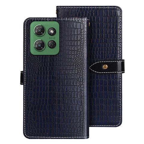 IDEWEI For Motorola Moto G Power (2025) Case Crocodile Texture PU Leather Flip Phone Cover