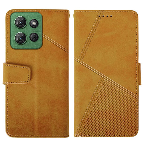 IDEWEI For Motorola Moto G Power (2025) Case Leather Wallet Phone Cover Stand Calf Texture