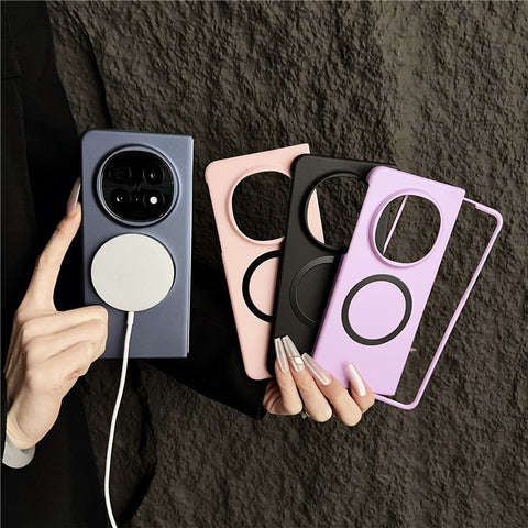 For Oppo Find N5 5G Magnetic Case Skin-Touch Matte Hard PC Phone Cover