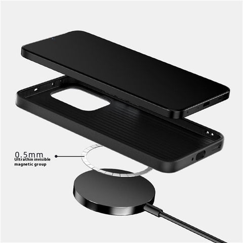 ABEEL For Oppo Reno13 5G (Global) Magnetic Case Ultra Slim PC TPU Phone Back Cover