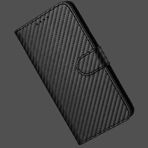 For Motorola Moto G 5G (2024) / Motorola Moto G Play 5G (2024) Wallet Case with Strap Carbon Fiber Texture Leather Mobile Cover