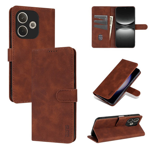 AZNS For Oppo A5 Pro 4G (Global) / 5G (Global) /  A5 Energy 5G (China) Case PU Leather Wallet Phone Cover