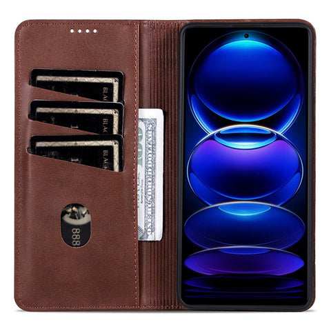 AZNS For Oppo A5 Pro 4G (Global) / 5G (Global) / A5 Energy 5G (China) Case Cowhide Texture PU Leather Wallet Phone Cover