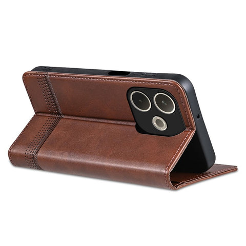 AZNS For Oppo A5 Pro 4G (Global) / 5G (Global) / A5 Energy 5G (China) Case Cowhide Texture PU Leather Wallet Phone Cover