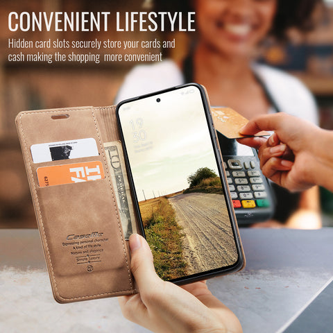 CASEME For Oppo Reno13 5G (Global) Wallet Case  013 Series PU Leather Phone Cover Stand