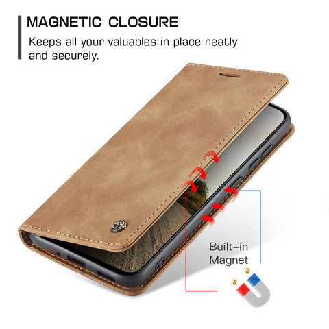CASEME For Oppo Reno13 5G (Global) Wallet Case  013 Series PU Leather Phone Cover Stand