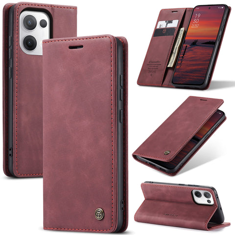 CASEME For Oppo Reno13 5G (Global) Wallet Case  013 Series PU Leather Phone Cover Stand