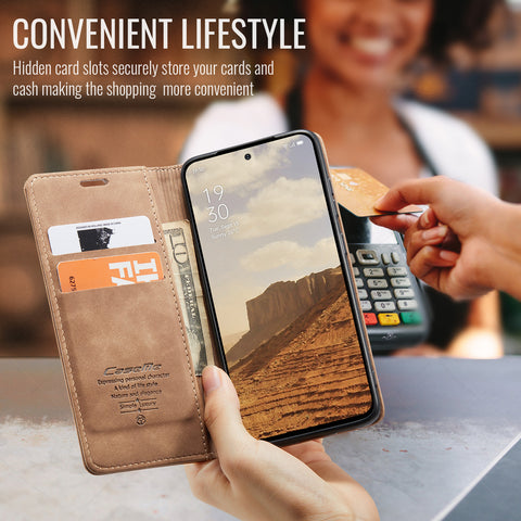 CASEME For Oppo Reno13 Pro 5G Wallet Case  013 Series PU Leather Phone Cover Stand