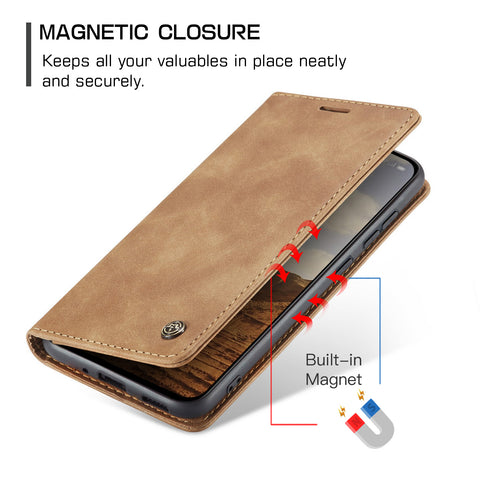 CASEME For Oppo Reno13 Pro 5G Wallet Case  013 Series PU Leather Phone Cover Stand