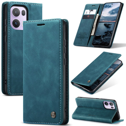 CASEME For Oppo Reno13 Pro 5G Wallet Case  013 Series PU Leather Phone Cover Stand