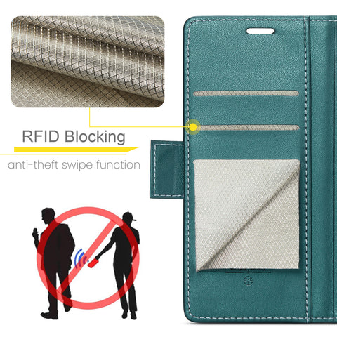 CASEME For Oppo Reno13 F 5G (Reno 13 FS 5G) / 4G Case  023 Series RFID Blocking Leather Wallet Stand Phone Cover