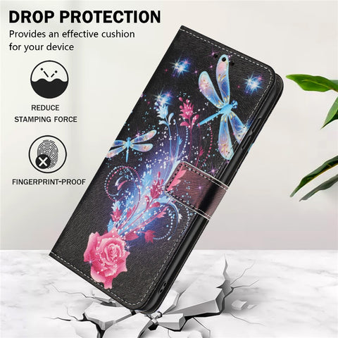 YX-2501 For Oppo A5 Pro 4G (Global) / 5G (Global) / A5 Energy 5G (China) Case Pattern Printing PU Leather Phone Cover