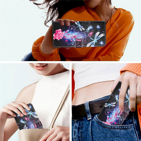 YX-2501 For Oppo A5 Pro 4G (Global) / 5G (Global) / A5 Energy 5G (China) Case Pattern Printing PU Leather Phone Cover