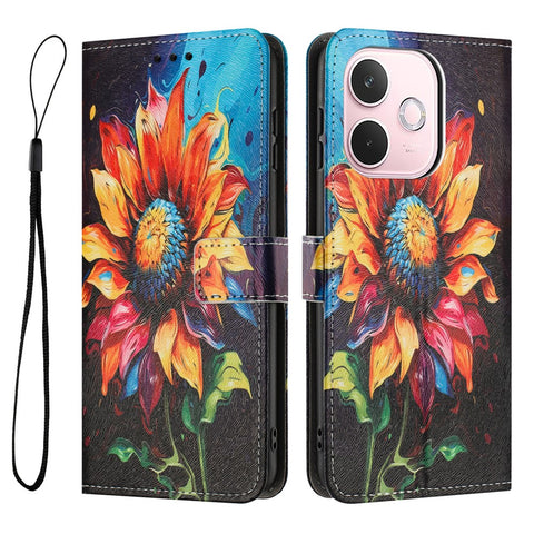 YX-2501 For Oppo A5 Pro 4G (Global) / 5G (Global) / A5 Energy 5G (China) Case Pattern Printing PU Leather Phone Cover