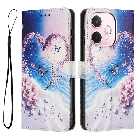 YX-2501 For Oppo A5 Pro 4G (Global) / 5G (Global) / A5 Energy 5G (China) Case Pattern Printing PU Leather Phone Cover